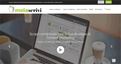 Desktop Screenshot of melascrivi.com